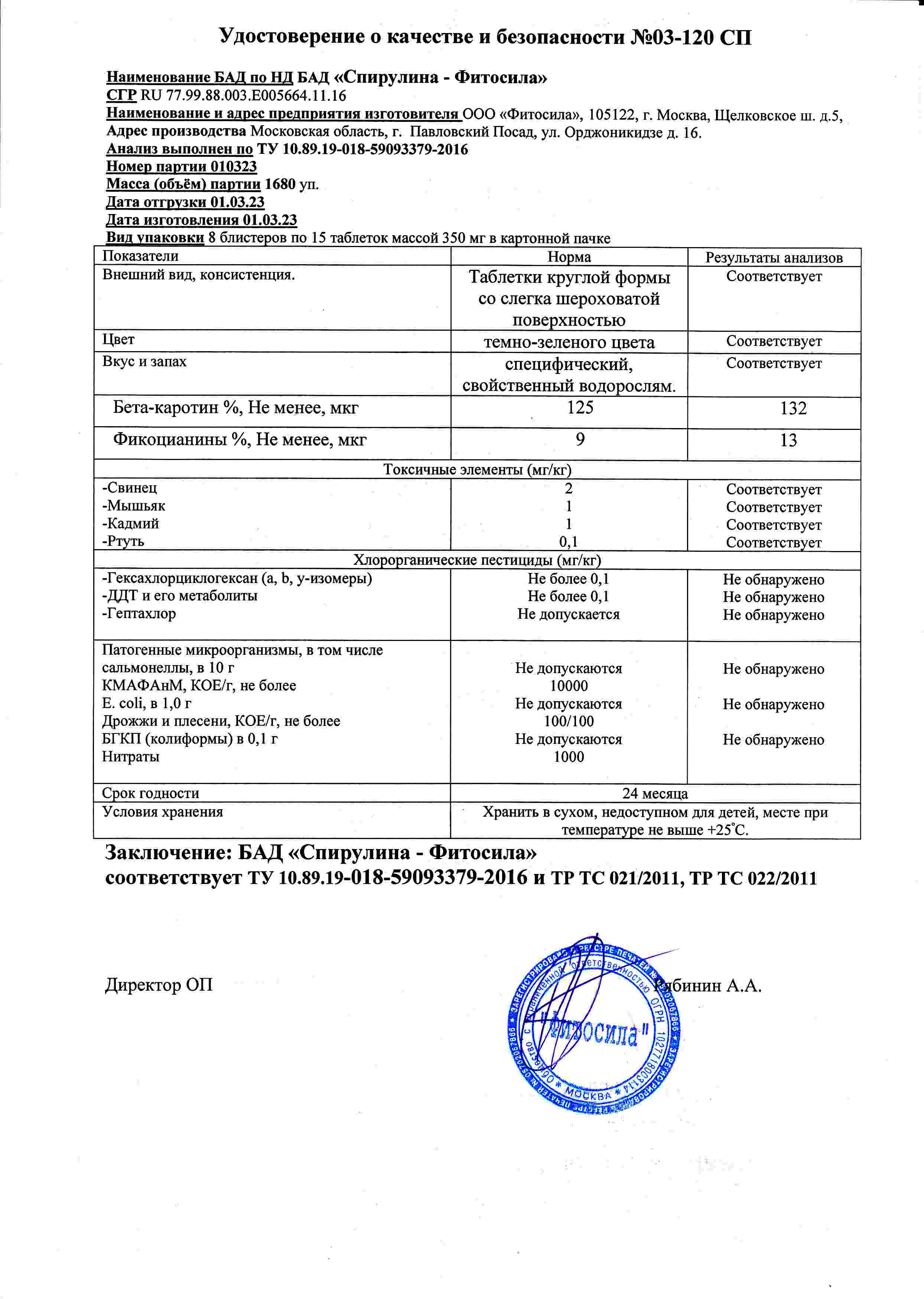 Паспорт №010323